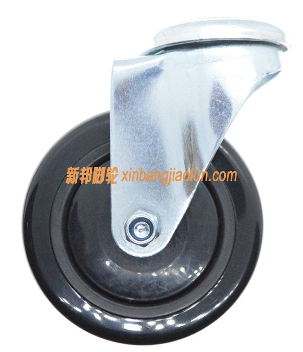 3寸孔顶黑色pu