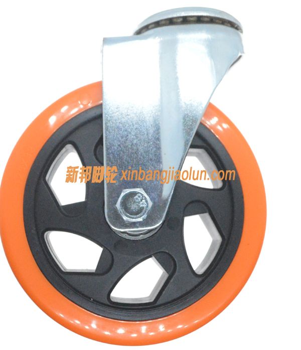5寸孔顶橙色pu