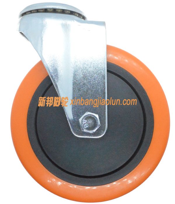 5寸孔顶橙色pu